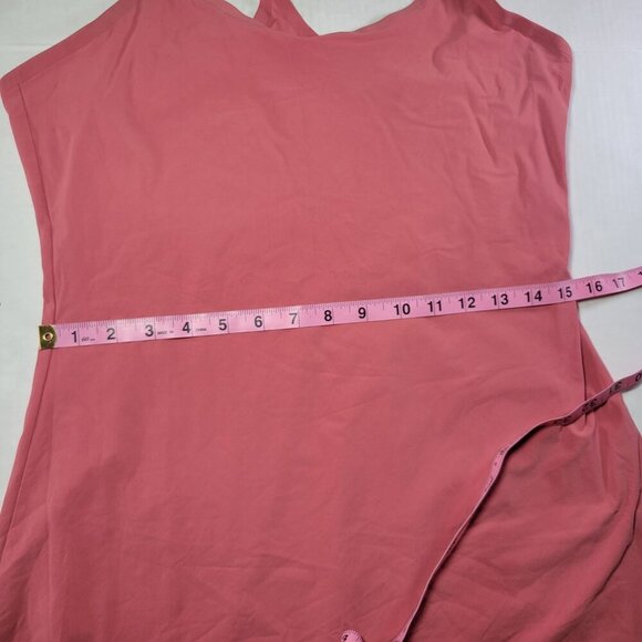 Outdoor Voices Coral Athletic Volley Dress With Shorts Tennis Pickleball Size L - Picture 5 of 10